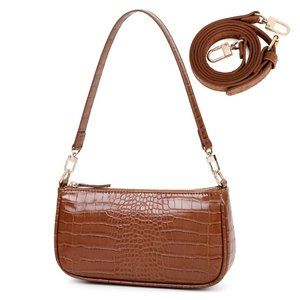 Womens Handbags Crossbody Clutch Purses 90s Y2k Bags A-Large Brown